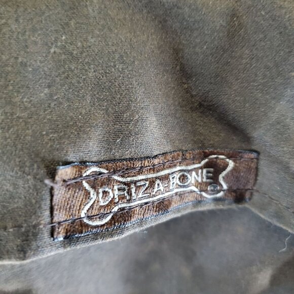 Driza-Bone Jacket Mens Large Brown Aussie Outback Long Oilskin Cotton Duster - Picture 3 of 9